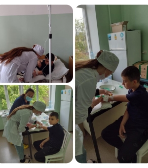 ВІД ТЕОРІЇ ДО ПРАКТИКИ! Студенти III курсу 131 групи під час підсумкової практики відточують практичні навички на базі КП «Дитяча міська лікарня» Олександрійської міської ради